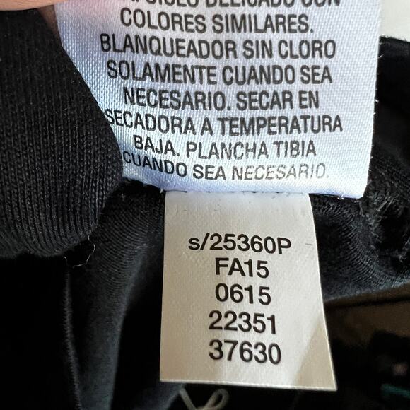 Black Button Up Top, Y2K‎ Retro Indie Sleaze Minimalist Gothic Grunge Large - Picture 5 of 5